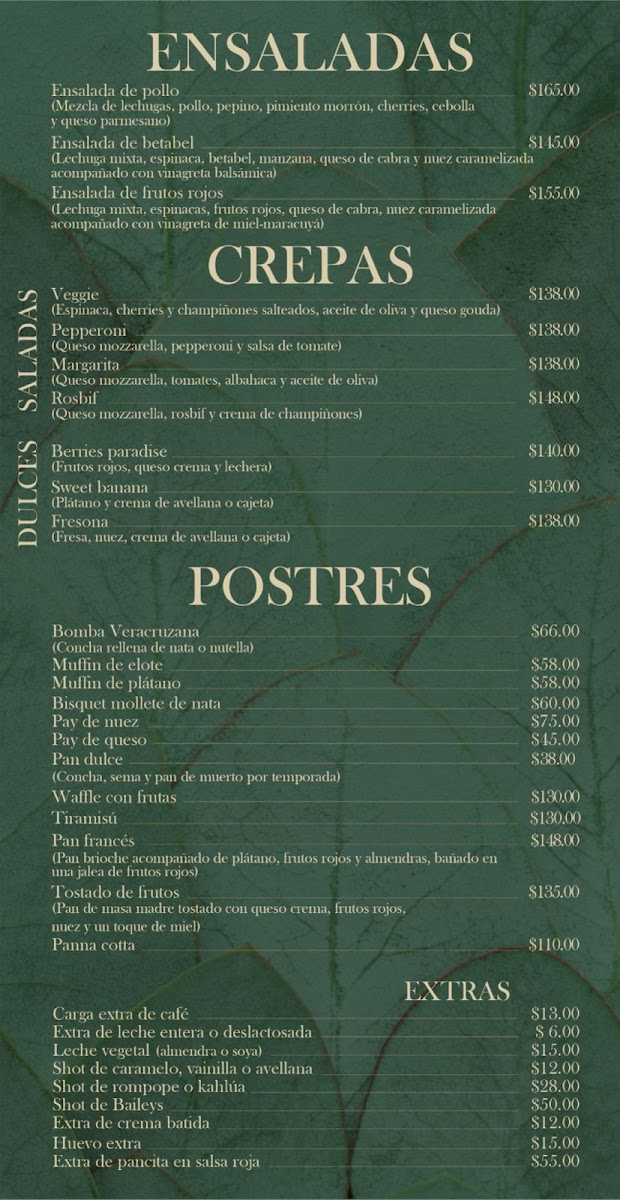 Finca Victoria Menu - Image 4